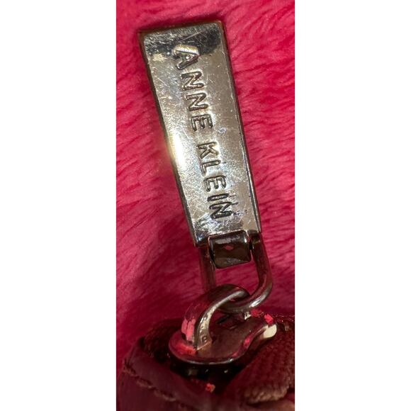 Anne Klein Women’s Wallet Brown Croc Embossed Faux Leather Zip Around - Picture 5 of 12